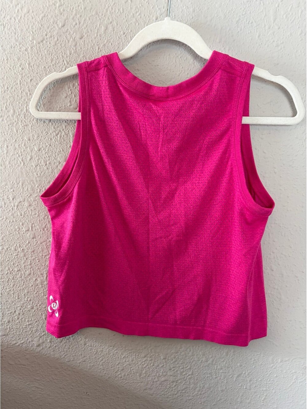 Lululemon SeaWheeze Swiftly Breathe Cropped Tank Top Highlight Purple/Raspberry - Picture 3 of 5
